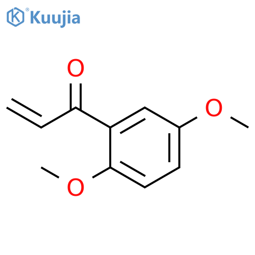 1-(2,5-dimethoxyphenyl)prop-2-en-1-one structure