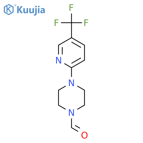 4-(5-(Trifluoromethyl)-2-pyridyl)-piperazinecarbaldehyde structure
