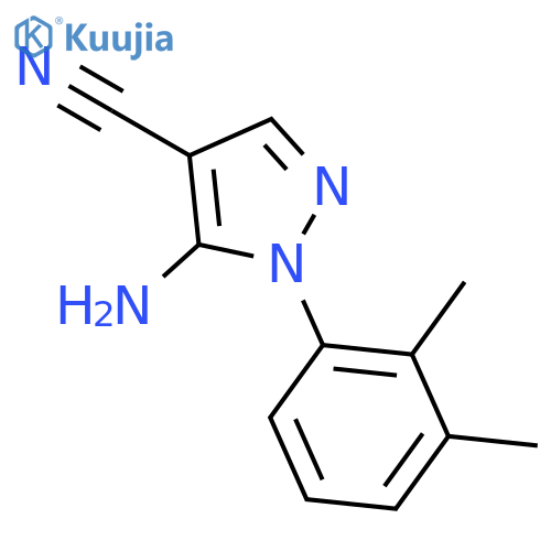 5-Amino-1-(2,3-dimethylphenyl)-1H-pyrazole-4-carbonitrile structure