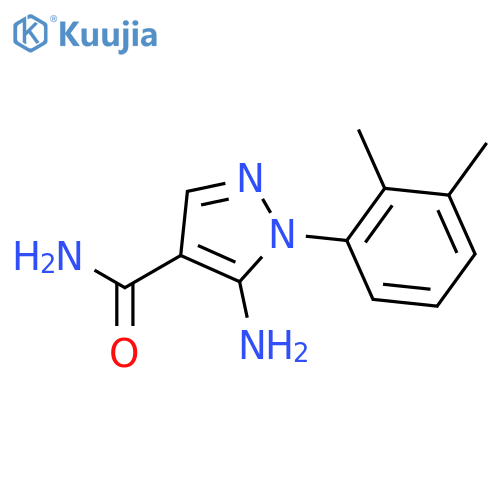 1H-Pyrazole-4-carboxamide,5-amino-1-(2,3-dimethylphenyl)- structure
