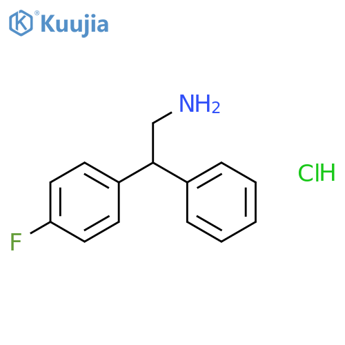 2-(4-Fluorophenyl)-2-Phenylethylamine Hydrochloric Acid Salt structure