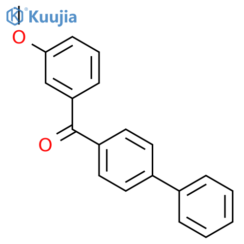 Methanone, [1,1'-biphenyl]-4-yl(3-methoxyphenyl)- structure