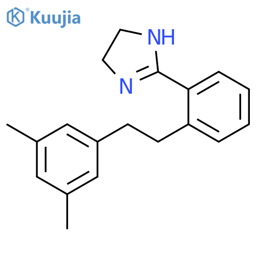 1H-Imidazole, 2-[2-[2-(3,5-dimethylphenyl)ethyl]phenyl]-4,5-dihydro- structure