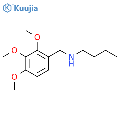 Butyl[(2,3,4-trimethoxyphenyl)methyl]amine structure