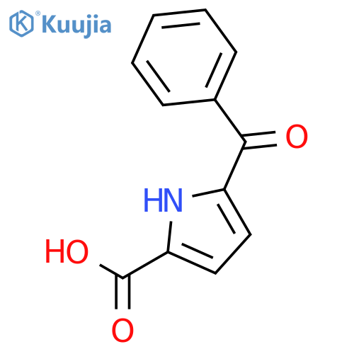 1H-Pyrrole-2-carboxylic acid, 5-benzoyl- structure