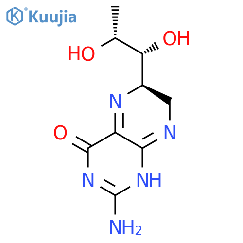 4(1H)-Pteridinone,2-amino-6-[(1R,2S)-1,2-dihydroxypropyl]-6,7-dihydro-, (6R)- structure