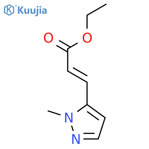 ethyl (2E)-3-(1-methyl-1H-pyrazol-5-yl)prop-2-enoate structure
