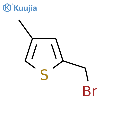 2-(bromomethyl)-4-methylthiophene structure
