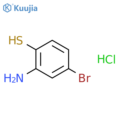 Benzenethiol, 2-amino-4-bromo-, hydrochloride structure