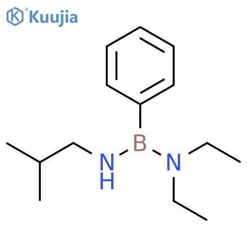 Boranediamine, N,N-diethyl-N'-(2-methylpropyl)-1-phenyl- structure