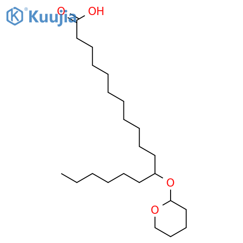 Octadecanoic acid, 12-[(tetrahydro-2H-pyran-2-yl)oxy]- structure