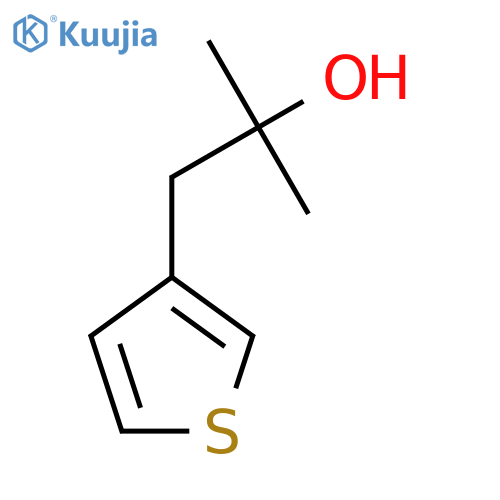 2-Methyl-1-thiophen-3-yl-propan-2-ol structure