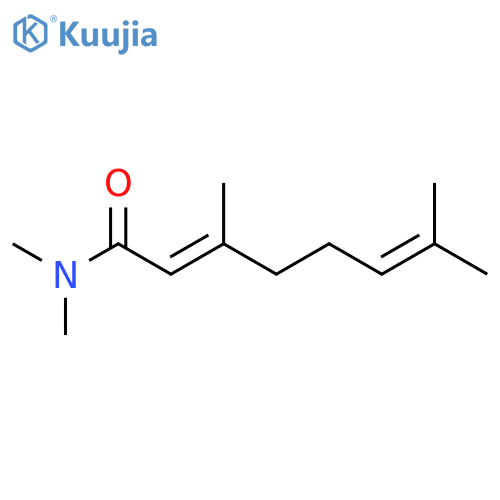 2,6-Octadienamide, N,N,3,7-tetramethyl- structure