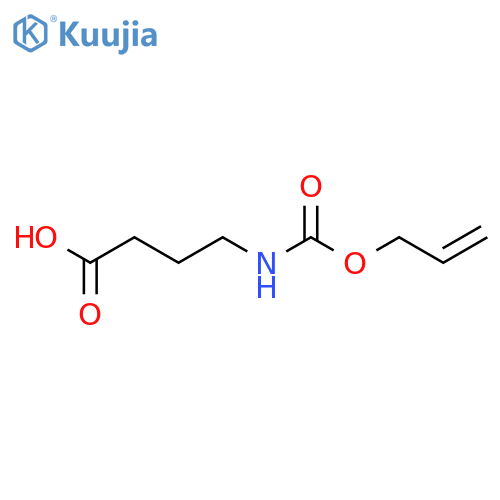 BUTANOIC ACID, 4-[[(2-PROPENYLOXY)CARBONYL]AMINO]- structure