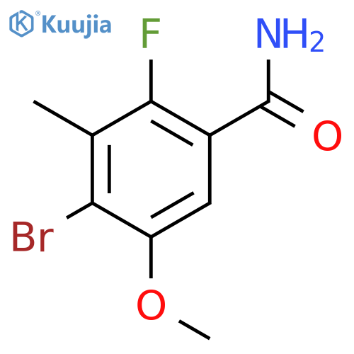 N-Methoxy-N-methyl 4-bromo-2-fluorobenzamide structure