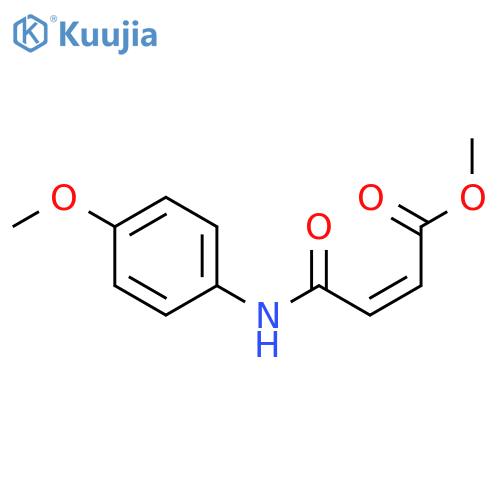 2-Butenoic acid, 4-[(4-methoxyphenyl)amino]-4-oxo-, methyl ester, (2Z)- structure