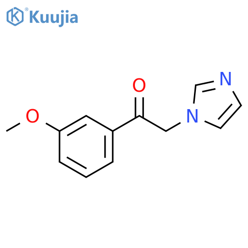Ethanone, 2-(1H-imidazol-1-yl)-1-(3-methoxyphenyl)- structure
