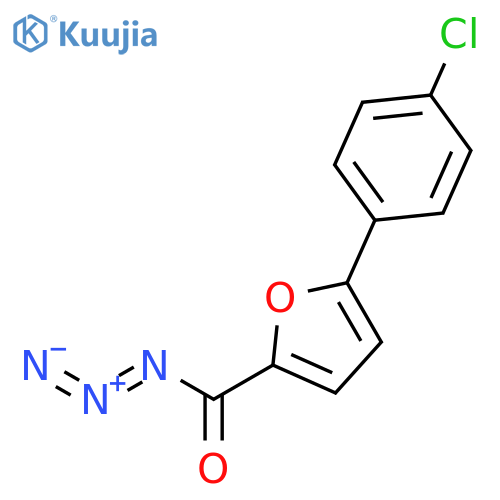 2-Furancarbonyl azide, 5-(4-chlorophenyl)- structure