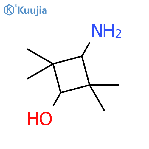 trans-3-amino-2,2,4,4-tetramethyl-cyclobutanol structure