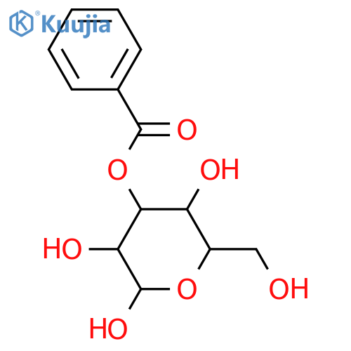 3-O-Benzoylglucose; β-D-Pyranose-form structure