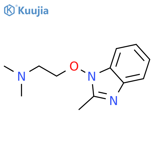 Ethanamine,N,N-dimethyl-2-[(2-methyl-1H-benzimidazol-1-yl)oxy]- structure