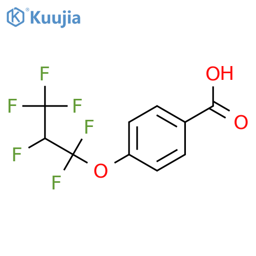 4-(1,1,2,3,3,3-Hexafluoropropoxy)benzoic Acid structure