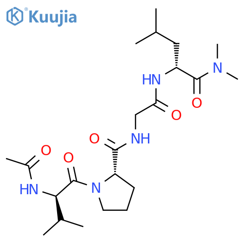 D-Leucinamide, N-acetyl-D-valyl-L-prolylglycyl-N,N-dimethyl- structure