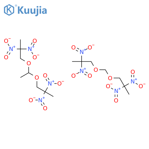 1-[(2,2-dinitropropoxy)methoxy]-2,2-dinitropropane - 1-[1-(2,2-dinitropropoxy)ethoxy]-2,2-dinitropropane (1:1) structure