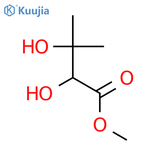 Butanoic acid, 2,3-dihydroxy-3-methyl-, methyl ester structure