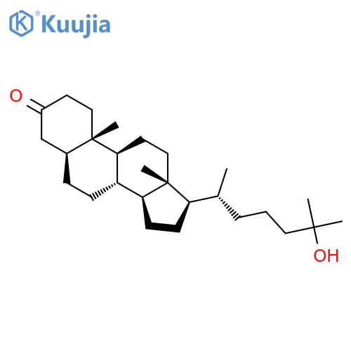 (5a)-25-Hydroxycholestan-3-one structure