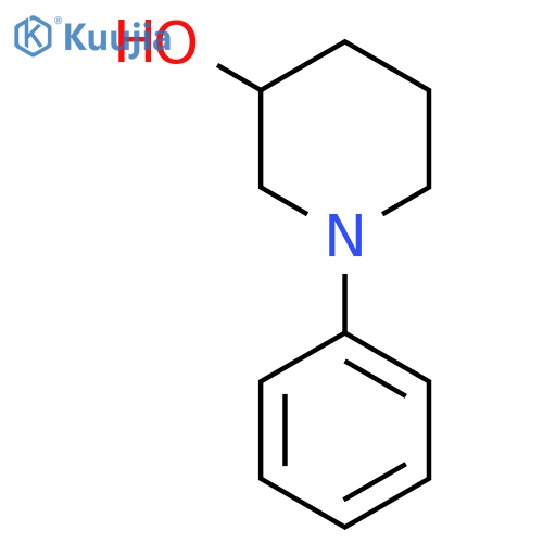 1-Phenylpiperidin-3-ol structure