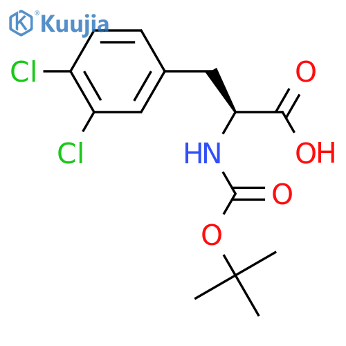 Boc-3,4-dichloro-L-phenylalanine structure