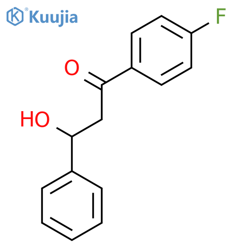 1-PROPANONE, 1-(4-FLUOROPHENYL)-3-HYDROXY-3-PHENYL- structure