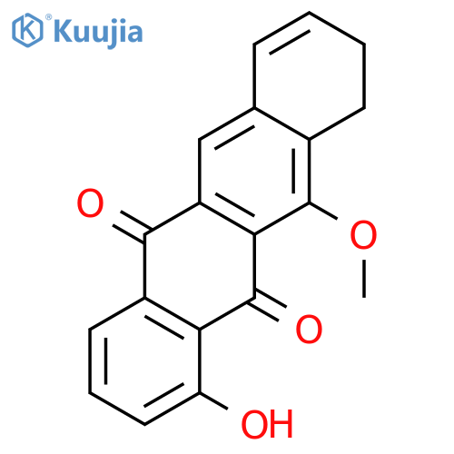 5,12-Naphthacenedione, 9,10-dihydro-1-hydroxy-11-methoxy- structure