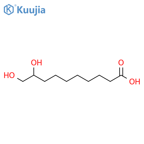 9,10-dihydroxydecanoic acid structure