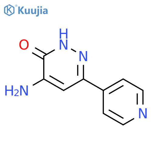 4-amino-6-(pyridin-4-yl)pyridazin-3-ol structure