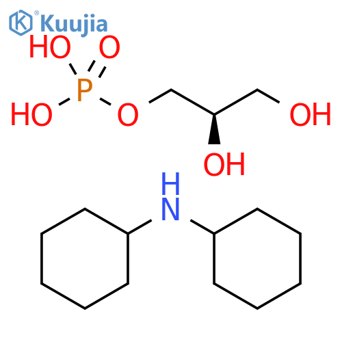 1,2,3-Propanetriol, 1-(dihydrogen phosphate), (2R)-, compd. with N-cyclohexylcyclohexanamine (1:2) (9CI) structure