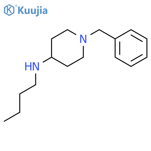 4-PIPERIDINAMINE, N-BUTYL-1-(PHENYLMETHYL)- structure