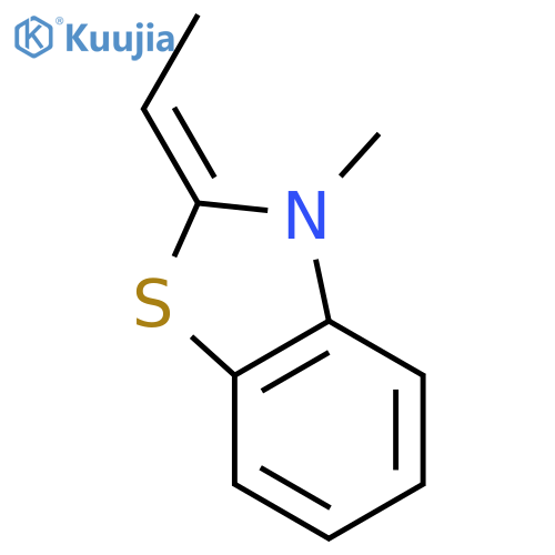 Benzothiazole, 2-ethylidene-2,3-dihydro-3-methyl- structure