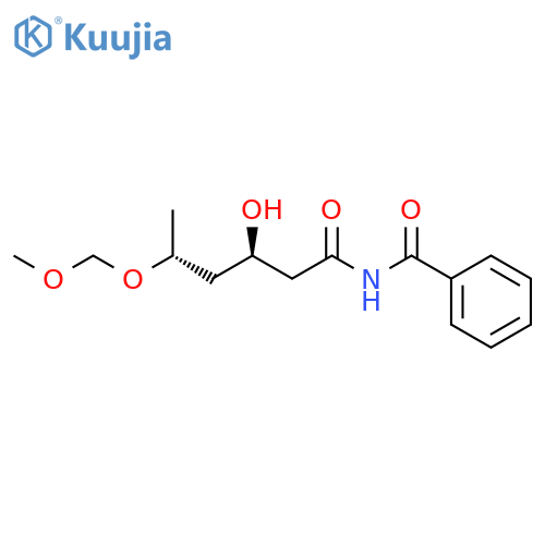 BENZAMIDE, N-[(3R,5R)-3-HYDROXY-5-(METHOXYMETHOXY)-1-OXOHEXYL]- structure