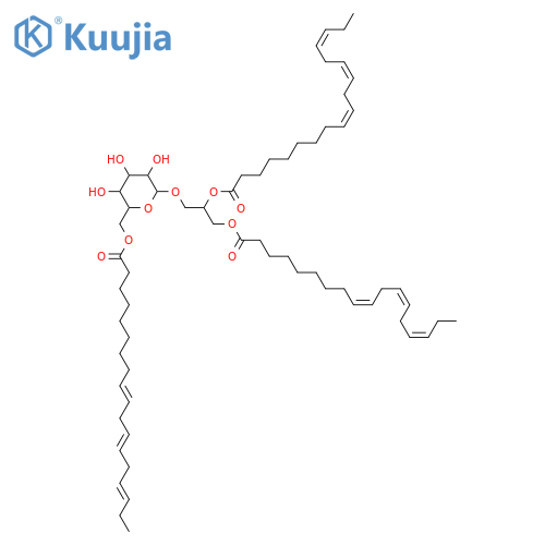 Glycerol 1,2-dialkanoates; Glycerol 1,2-di-(9Z,12Z,15Z-octadecatrienoate), 3-O-[9Z,12Z,15Z-Octadecatrienoyl-(→6)-β-D-galactopyranoside] structure
