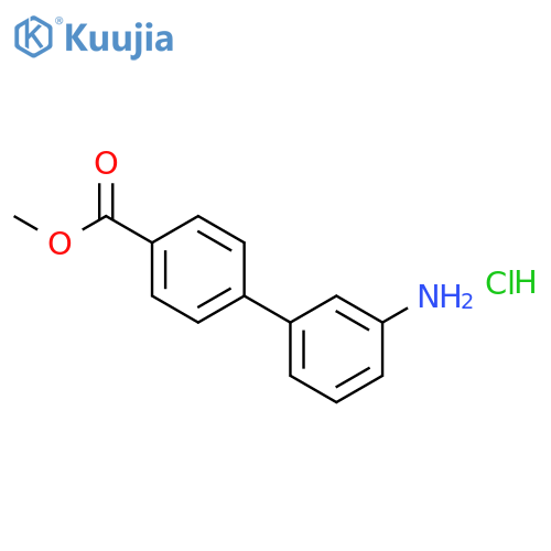 3'-Amino-biphenyl-4-carboxylicacidmethylester;hydrochloride structure
