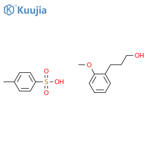 Benzenepropanol, 2-methoxy-, 4-methylbenzenesulfonate structure