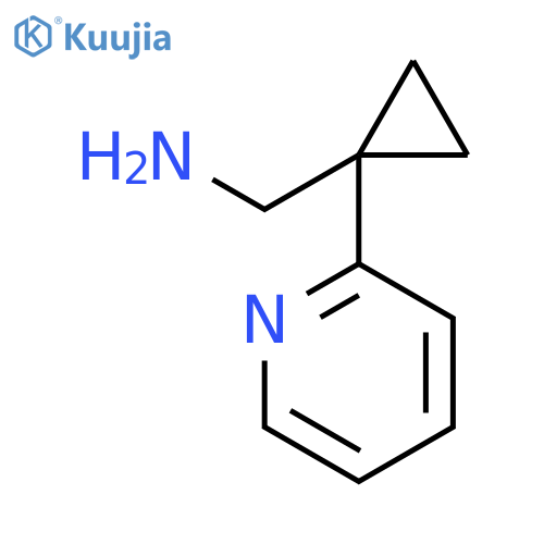 1-(pyridin-2-yl)cyclopropylmethanamine structure