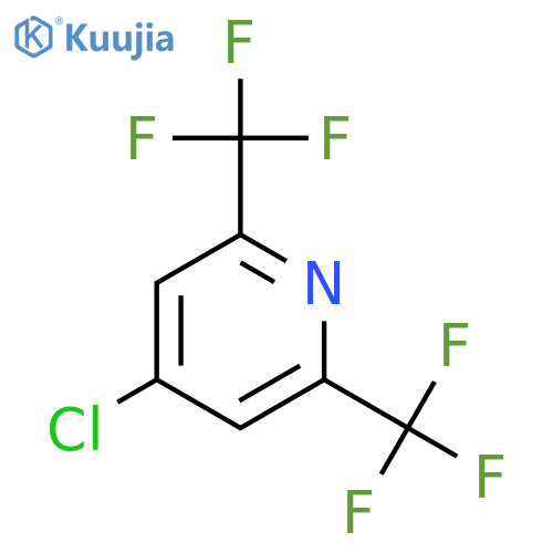 4-Chloro-2,6-bis(trifluoromethyl)pyridine structure