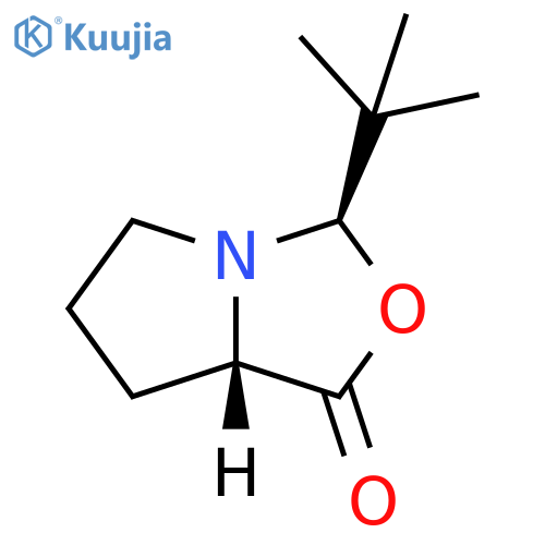 1H,3H-Pyrrolo[1,2-c]oxazol-1-one, 3-(1,1-diMethylethyl)tetrahydro-, (3R,7aS)- structure