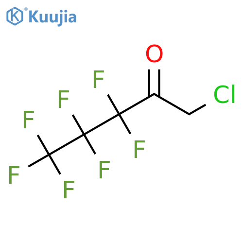 1-chloro-3,3,4,4,5,5,5-heptafluoropentan-2-one structure