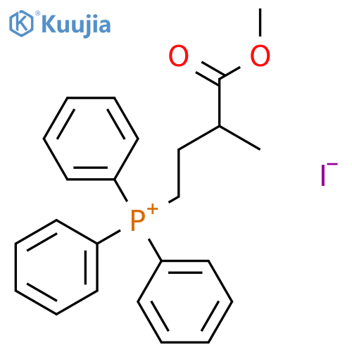 Phosphonium, (4-methoxy-3-methyl-4-oxobutyl)triphenyl-, iodide structure