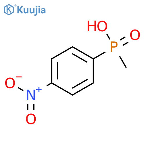 Phosphinic acid, methyl(4-nitrophenyl)- structure