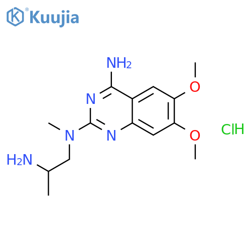 N-(4-Amino-6,7-dimethoxyquinazol-2-yl)-N-methylpropylenediamine Hydrochloride structure